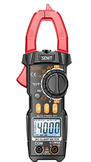 Cleste ampermetric digital S208 pentru masurare tensiune intensitate rezistenta diode si continuite in circuit